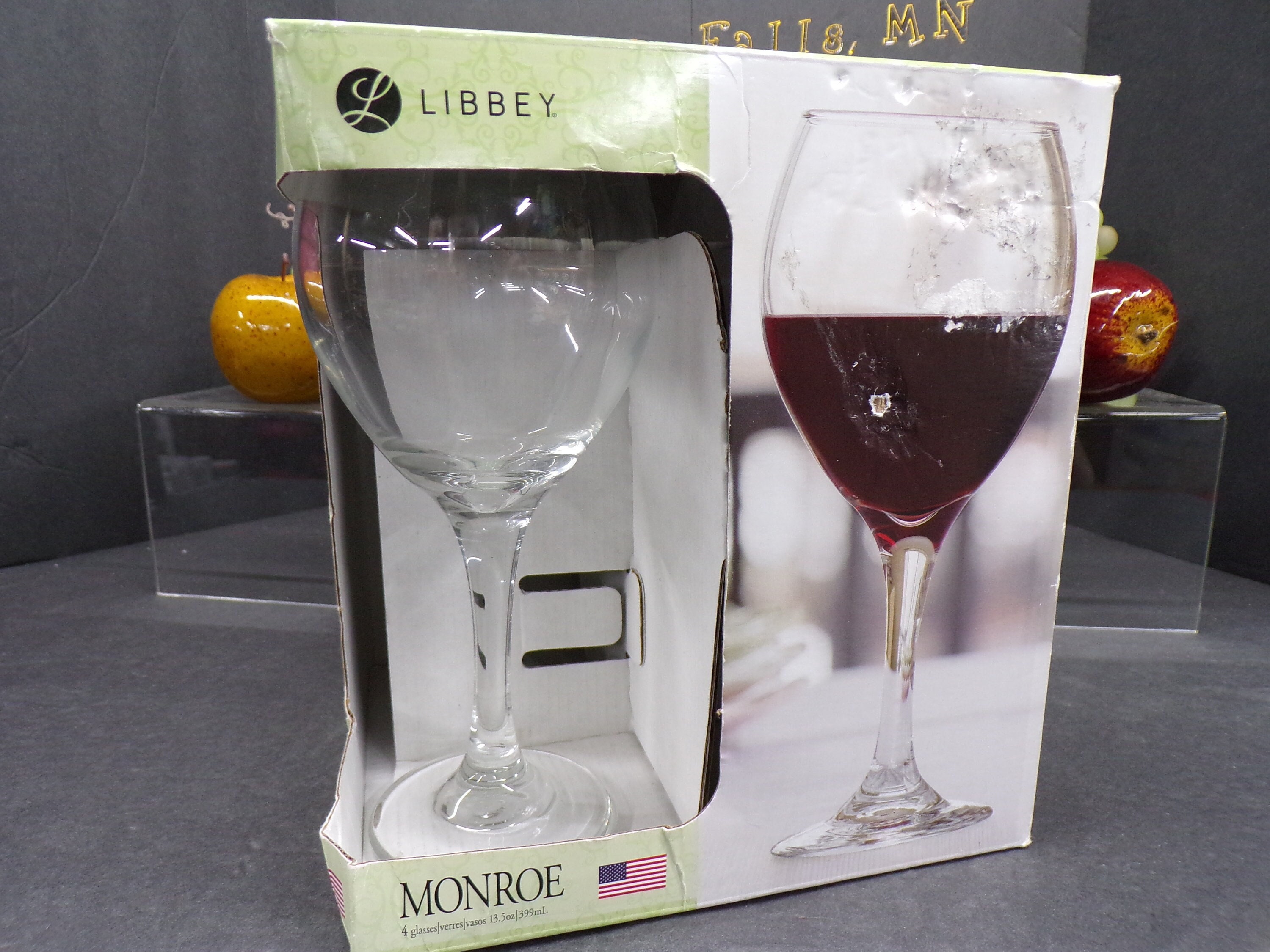 Libbey 13.5oz Red Wine Glasses (Set of 4) | Classic