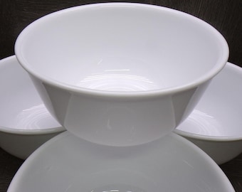 2605 Corelle Winter Frost White 28 oz 6.25" Soup Bowls 3" Deep Set of 4