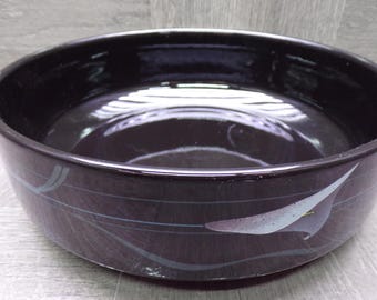2605 Mikasa Galleria FK701 Opus Black 8.5" Serving Bowl