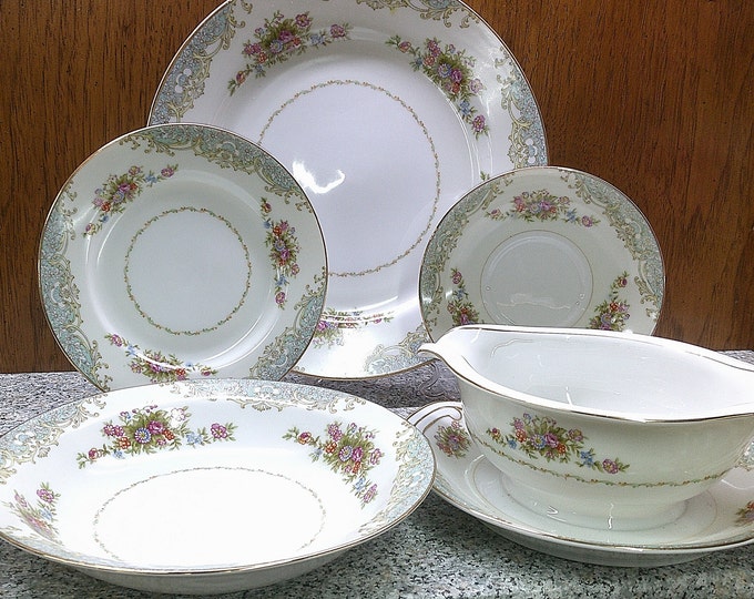 2405 Kyoto Cecelia #6049 Vintage Fine China Dinnerware - Great Condition Choose from List:
