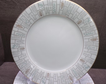 2609 Noritake Berkeley #5784 Fine China 10.5" Dinner Plates Set of 4