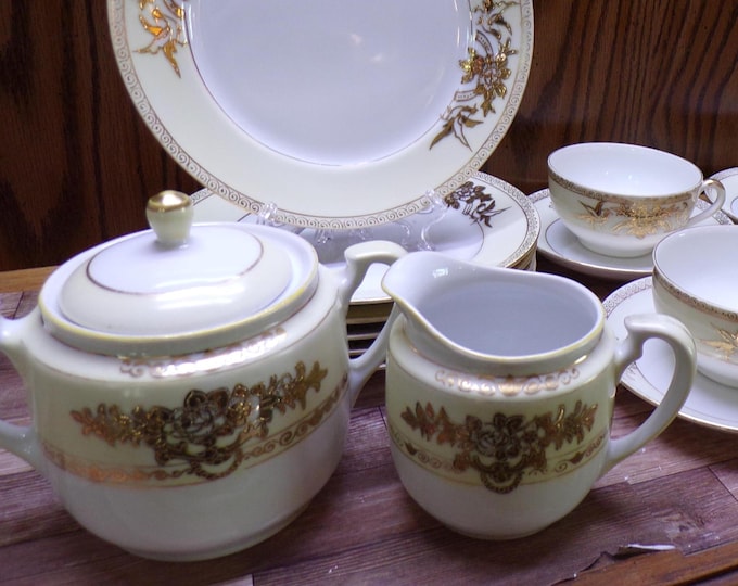 2509 Noritake Gold Floral Vintage Hand-painted China Dinnerware Good Condition Choose From List: