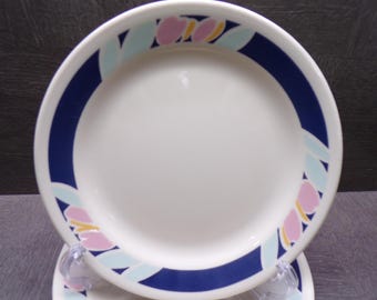 2609 Corelle Tulip Accent 7.25" Salad Plates Set of 6