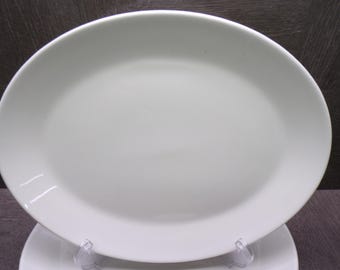 2608 Steelite Restaurant Ware 10" Oval White Plates Set of 4 Made in England