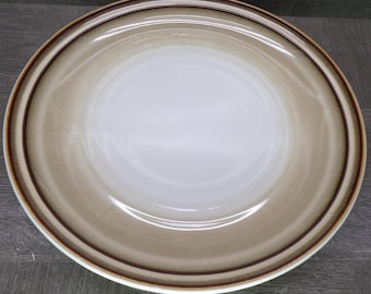 2602 Noritake #8621 Fanfare 12" Fine Stoneware Chop Plate Platter Made in Japan - Excellent Condition