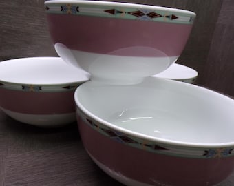 2605 Spode Home Formal Deco by Portmeirion 6" Bowls Set of 4