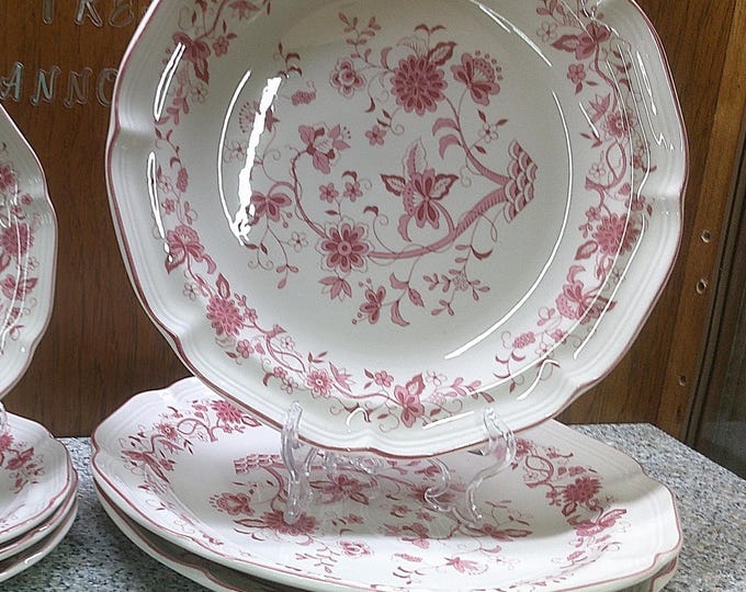2409 FW Woolworth New York Beautiful Pink Mauve Vintage Stoneware - Excellent Condition Choose from List