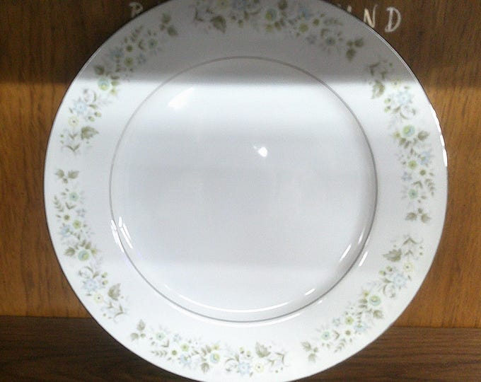 2411 Imperial China #745 Wild Flower by W. Dalton 12" Chop Plate / Platter w/ Platinum Rim Made in Japan - Great Condition