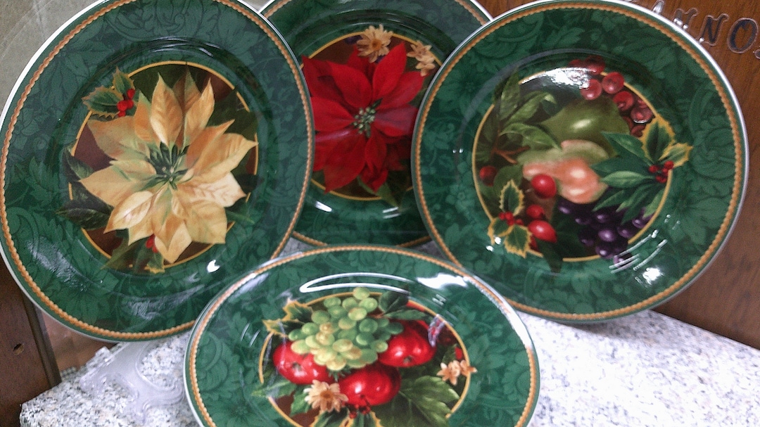 2406 Halmark Home Collection Holiday Abundance by Sakura 8.5 Snack