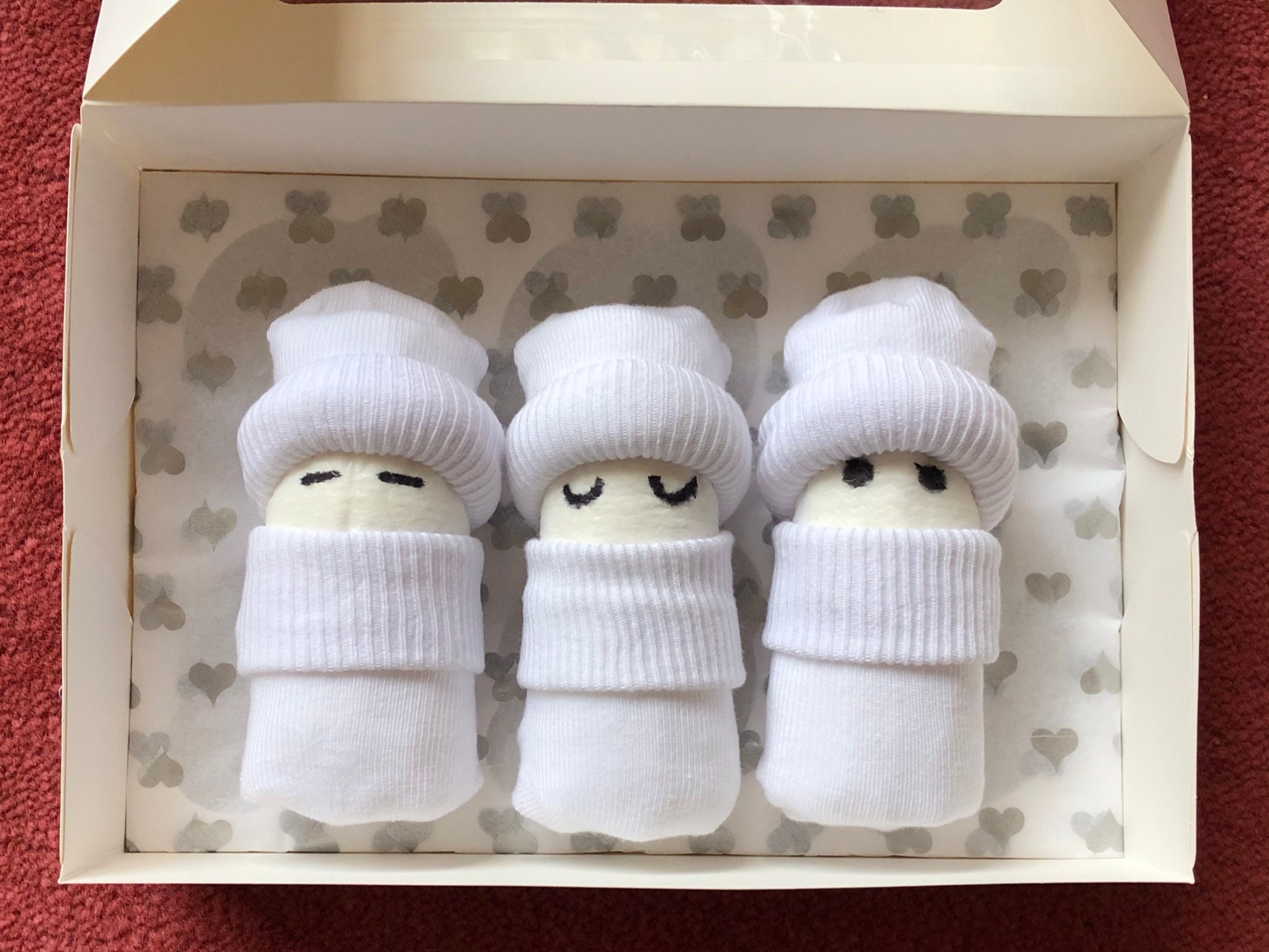 Sleeping Nappy Babies Gift Set Baby Shower Newborn Handmade Etsy.de