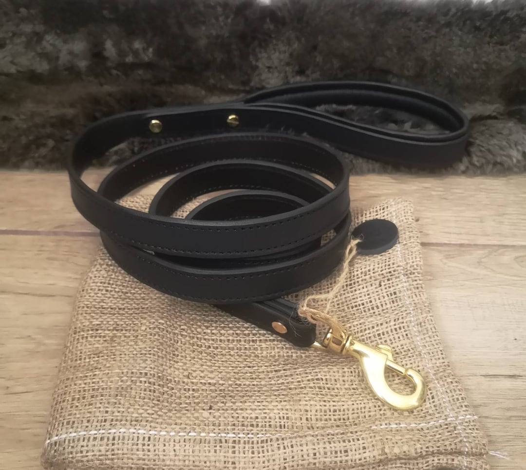 Heavy Duty Leather Dog Leash for Big Dog, Strong and Durable Leather