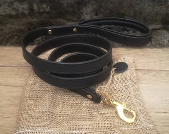 Heavy Duty Leather Dog Leash for Big Dog, Strong and Durable Leather Dog Leash for Large Breeds, Custom Dog Leash, Genuine Leather Dog Lead