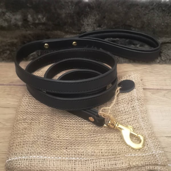 Heavy Duty Leather Dog Leash for Big Dog, Strong and Durable Leather Dog Leash for Large Breeds, Custom Dog Leash, Genuine Leather Dog Lead