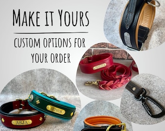 Personalization & custom options for your order