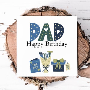 Tarjeta de cumpleaños para papá
