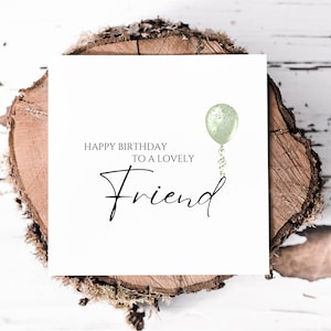 Cartão de aniversário para amiga, cartão para uma amiga querida, cartão bonito para o aniversário dela, ideias de presentes de aniversário para melhor amiga