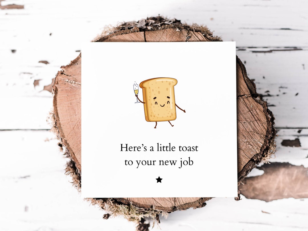Funny Cookie Celebration Card - New Job, Exam Success Or - View #6