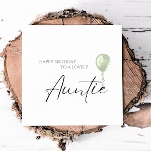 Tarjeta de cumpleaños para tía, tarjeta de cumpleaños para tía, tarjetas para su cumpleaños, hermosa tarjeta para tía, otras relaciones disponibles