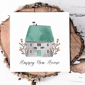 Happy New Home-kaart, New Home-cadeau voor stel, housewarmingkaart, leuke nieuwjaarswenskaart
