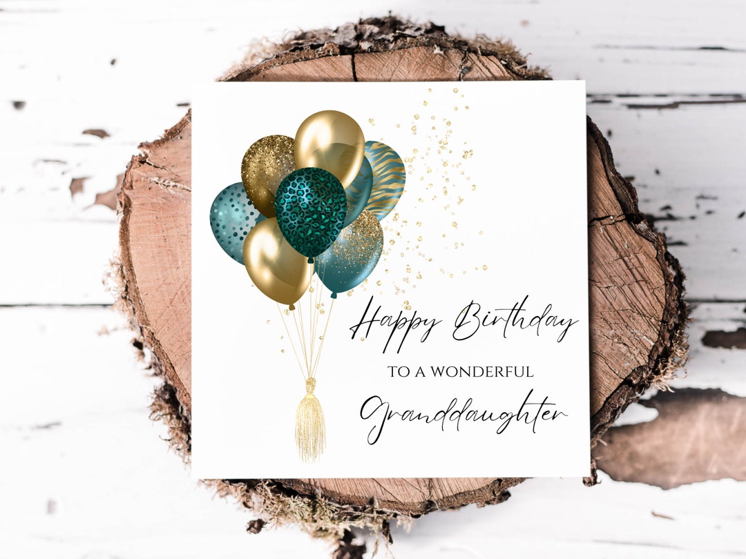 granddaughter-birthday-card-with-gold-and-teal-printed-glitter-effect-balloons-happy-birthday-to-a-lovely-granddaughter-birthday-cards-etsy for Free Printable Birthday Cards For Granddaughter Granddaughter Birthday Card With Gold and Teal Printed Glitter Effect Balloons, Happy Birthday to A Lovely Granddaughter, Birthday Cards - Etsy for Free Printable Birthday Cards For Granddaughter