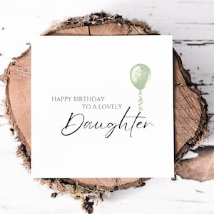 Carte d'anniversaire fille, joyeux anniversaire à une jolie fille, cadeaux d'anniversaire pour fille, pour ma fille pour son anniversaire