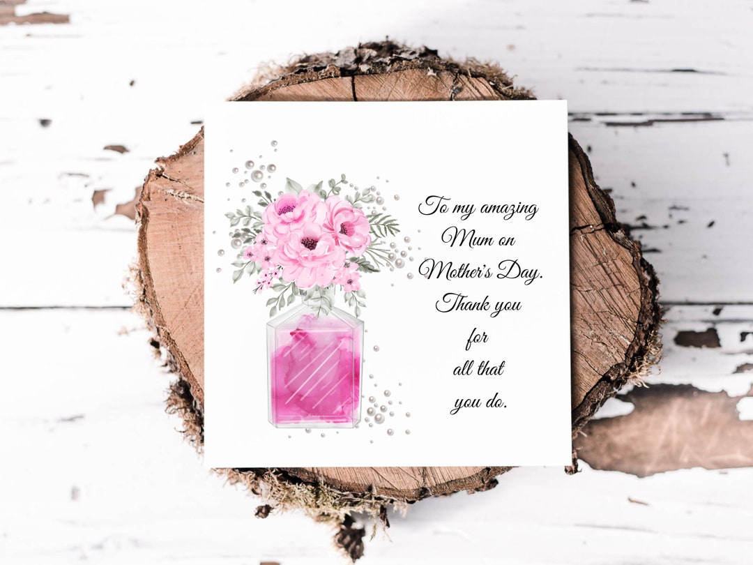 Mother's Day Card for an Amazing Mum, for Mum on Mothering Sunday ...