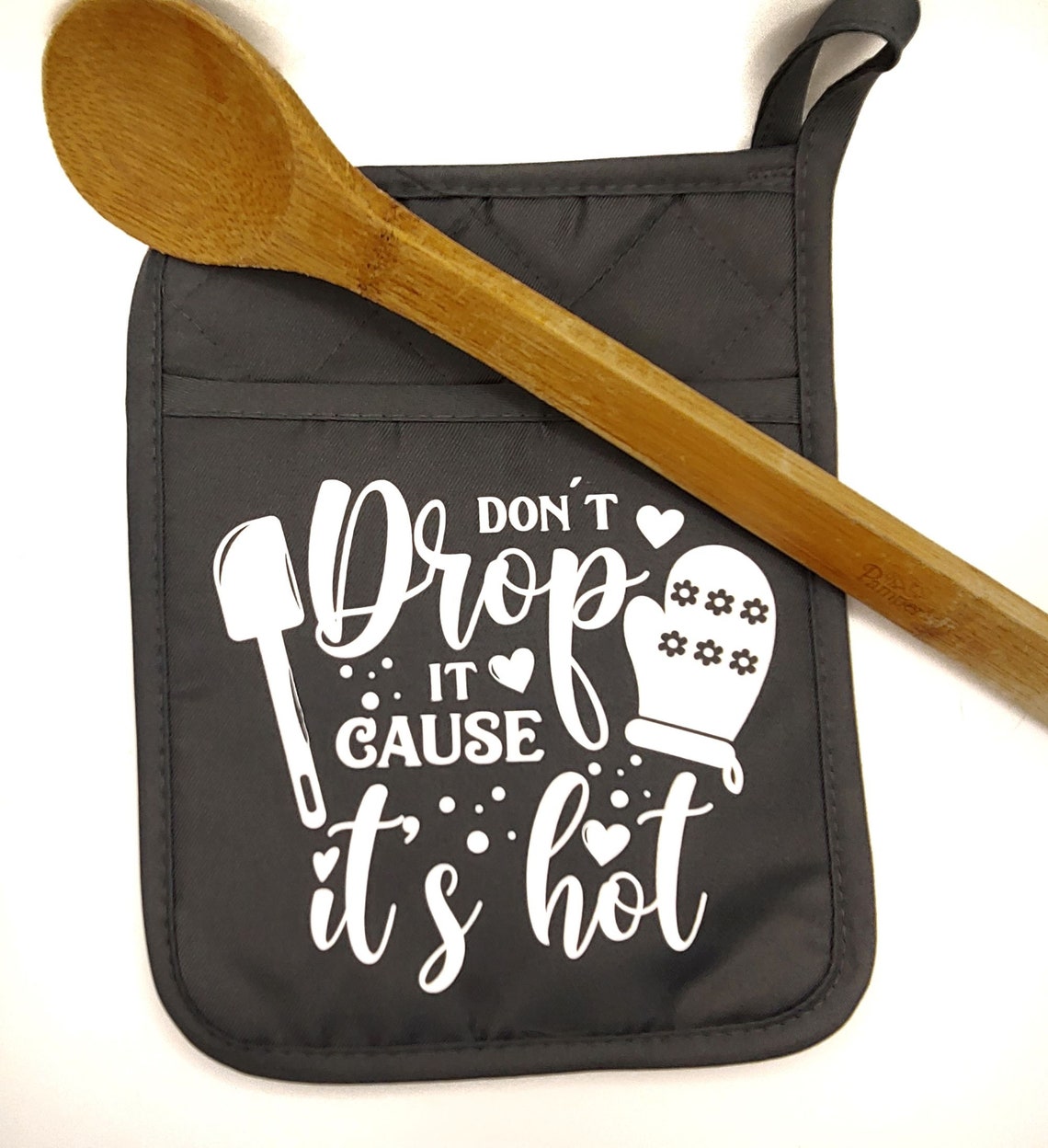 Drop It Funny Hot Pad Holder Hot Pad for Cooking Hot Pad Etsy