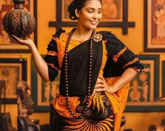 kandyan bathik saree