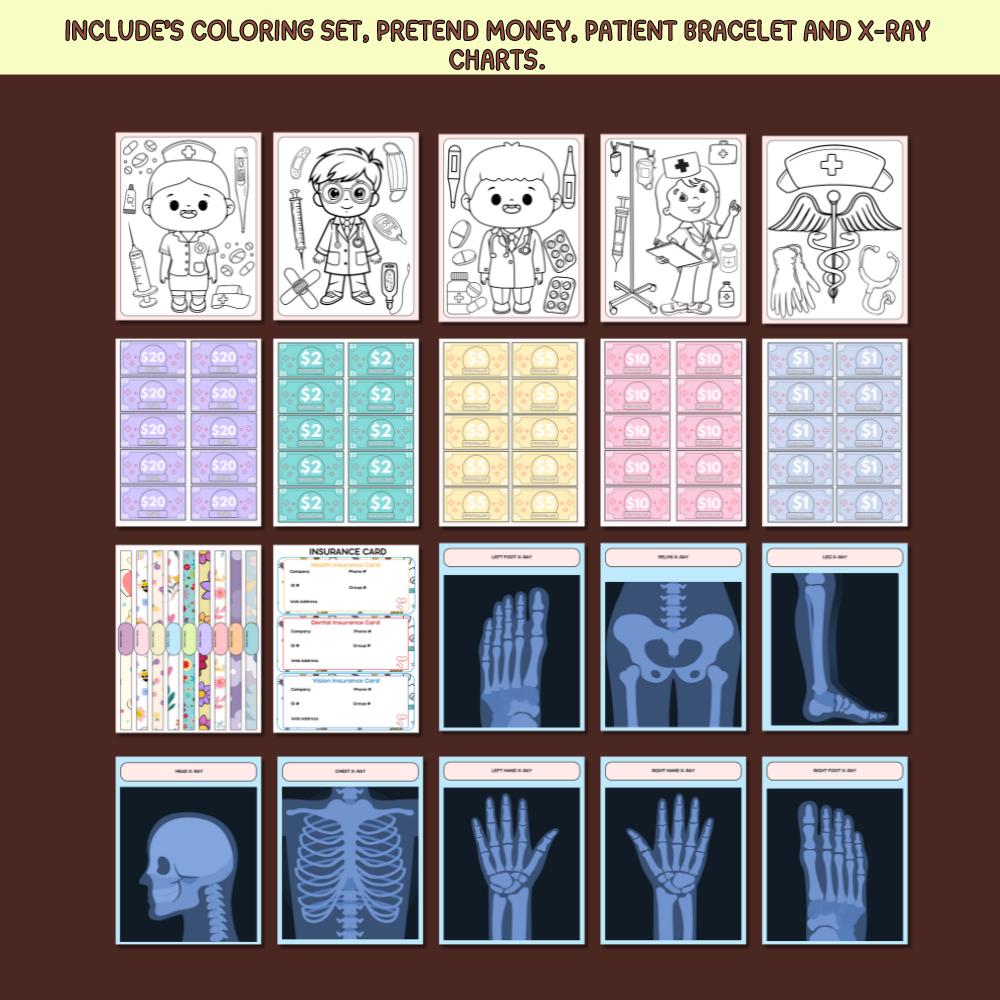 Doctor Office Pretend Play Printable / 68 PDF Pages / Role Play ...