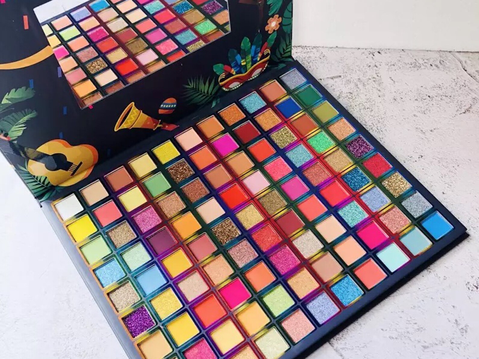 Brazilian Carnival Eyeshadow Palette / 99 Colours Etsy