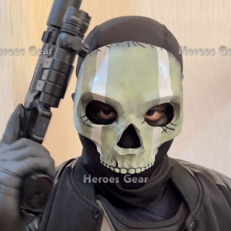 Cod Ghost Mask - Etsy