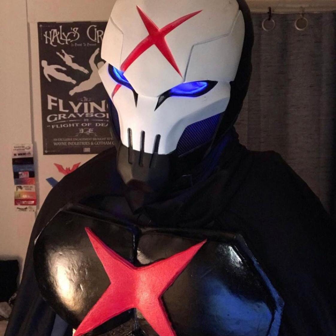 高品質レジン製 ヒーローヘルメット 80風 装飾用ヘルメット レーシング かっこいい アメリカBiltwill