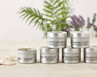 Soy Wax Tin Travel Candle