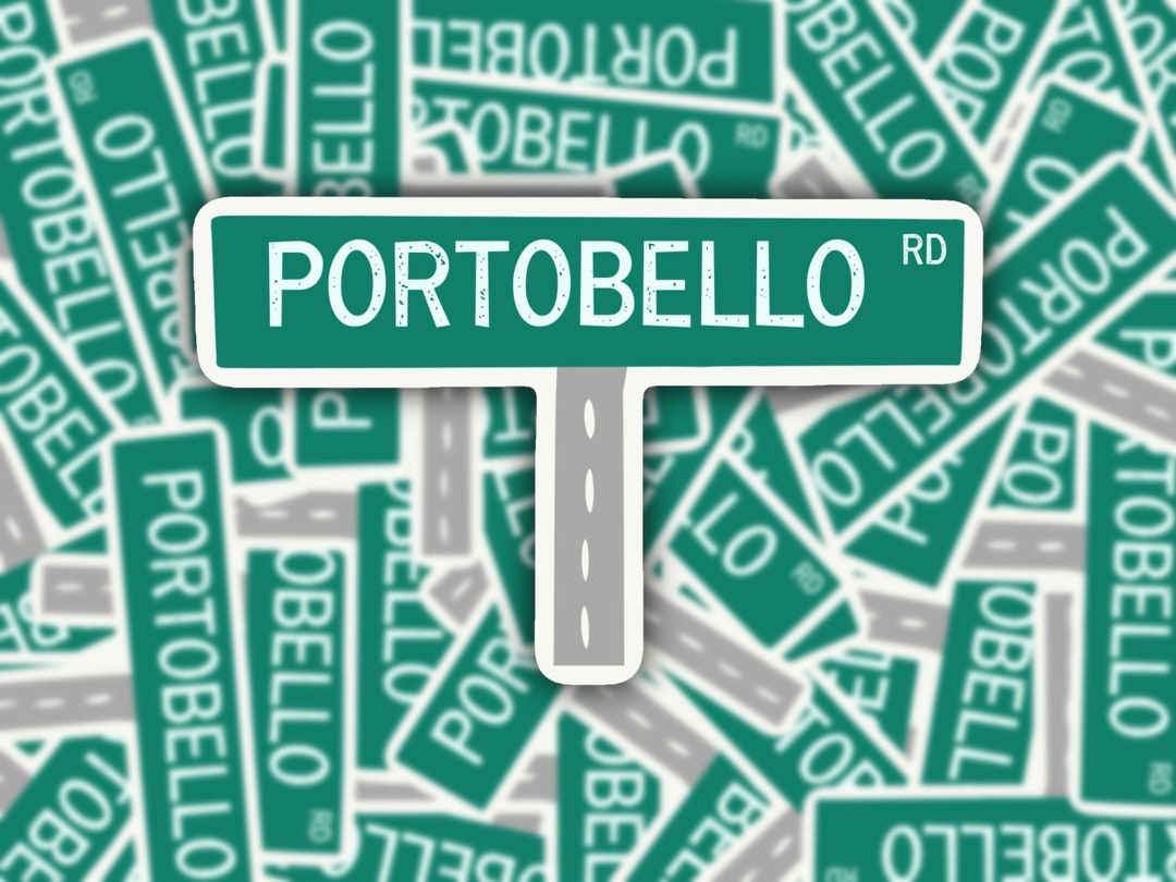 Portobello Road Bedknobs and Broomsticks Vinyl Disney Sticker