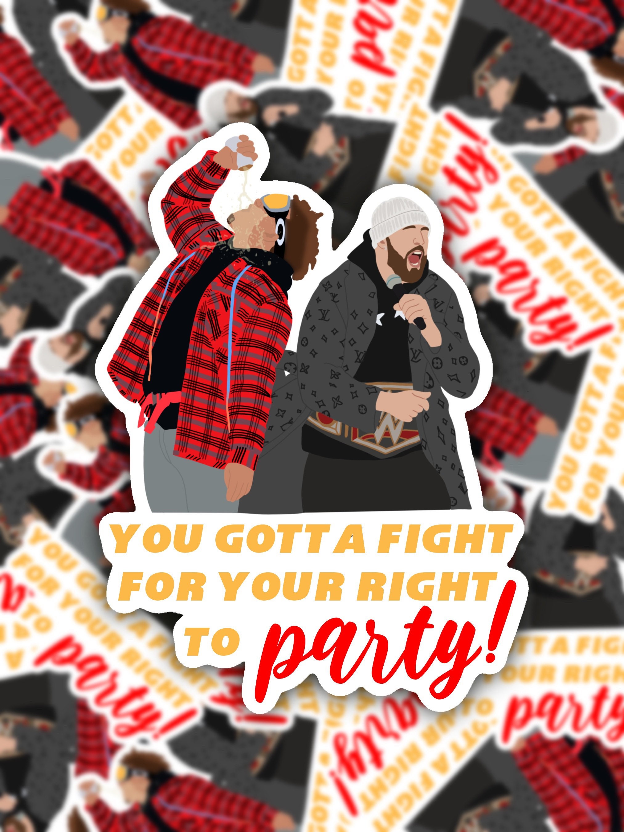 You Gotta Fight for Your Right to Party Patrick Mahomes Etsy