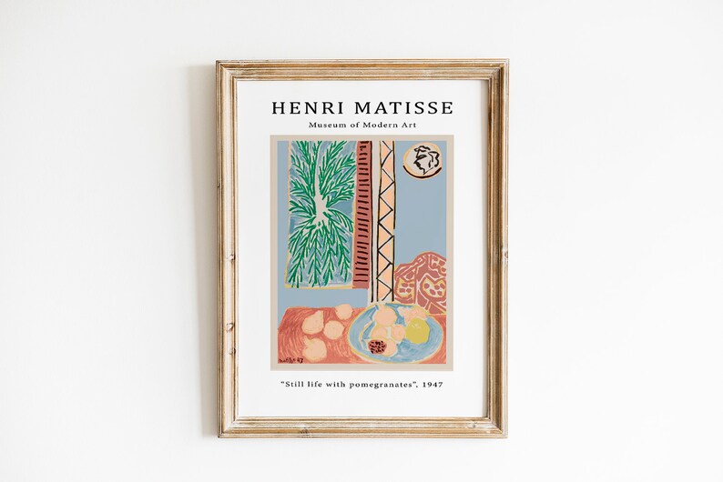 Matisse Print Set of 5 digital prints