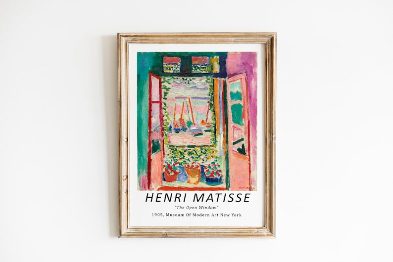 Matisse Print Set of 5 digital prints