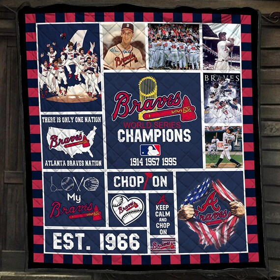 2021 Gift For Atlanta Braves Champions Baseball Lover Cotton Etsy