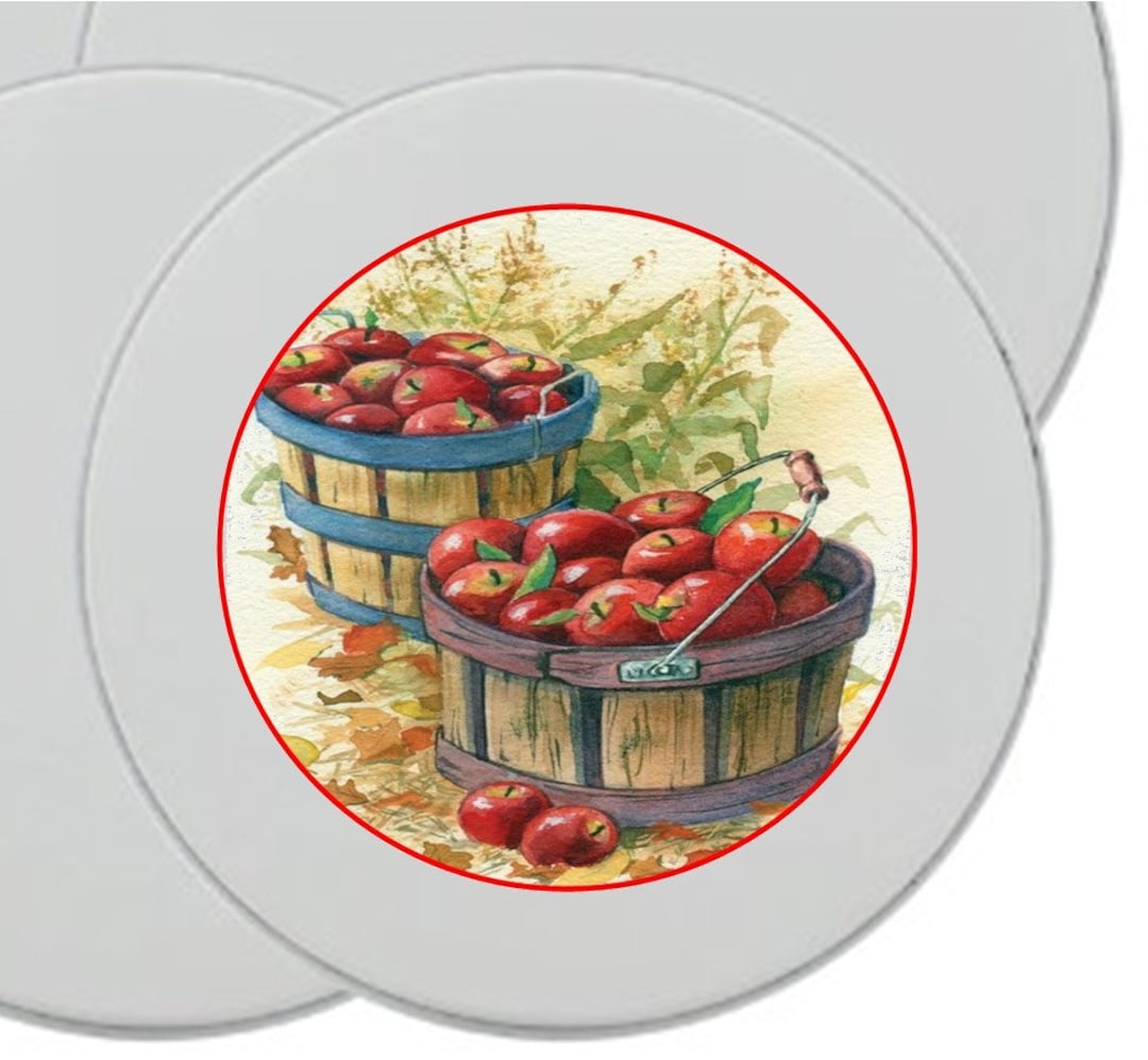 Apples Electric Stove Eye Covers Background Set of 4 Etsy