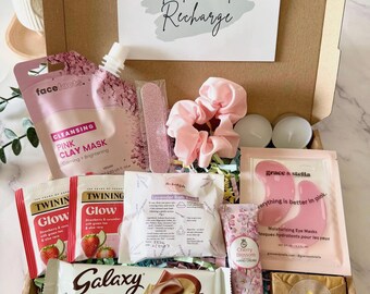 Hug in a Box - Pamper Hamper Gift - Spa Gift for Her - Care Package - Get Well Soon - Birthday Gift - New Mum - Personalised Letterbox Gift