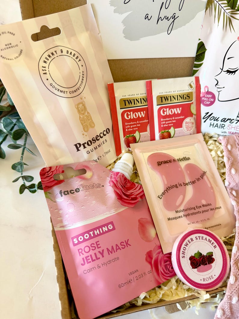 Hug in a Box for Her - Pamper Hamper - Get Well Soon Recovery Gift ...