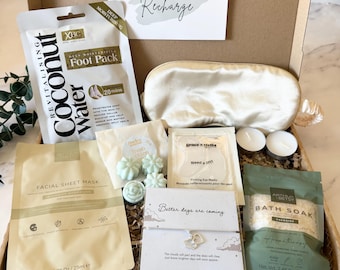 Care Package - Hug in a Box - Thinking Of You - Get Well Soon - Pamper Hamper - Sympathy - Pick me Up Gift Box - Personalised Self Care Gift