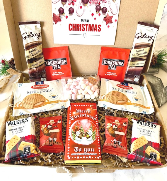 Couples Christmas Hamper - Christmas Gift Box for them - Letterbox Gift - Gifts for Grandparents - Gifts for Couples - Xmas Movie Night Box