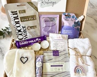 Pamper Hamper Gift - Letterbox Gift for Her - Spa Self Care Package - Hug in a Box - Birthday Gift for Friend - Relaxation - Get Well Soon