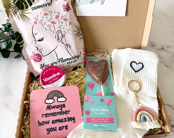 Hug in a Box - You are Amazing - Care Package - Pick me Up Gift Box - Congratulations Gift Box - Get Well Soon  - Letterbox Gift for Friend