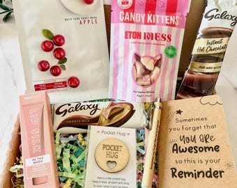 Congratulations Gift Box - Exam Results - Hug in a Box - New Job - University - Pick me Up Letterbox Gift - Gifts for Her - Self Care Gift