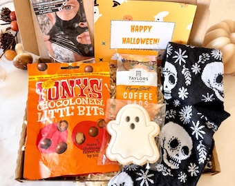Halloween Gift Box For Him - Boo Basket - Mens Hug in a Box - Mens Pamper Gift Box - Letterbox Gift - Birthday Treat Box - Care Package