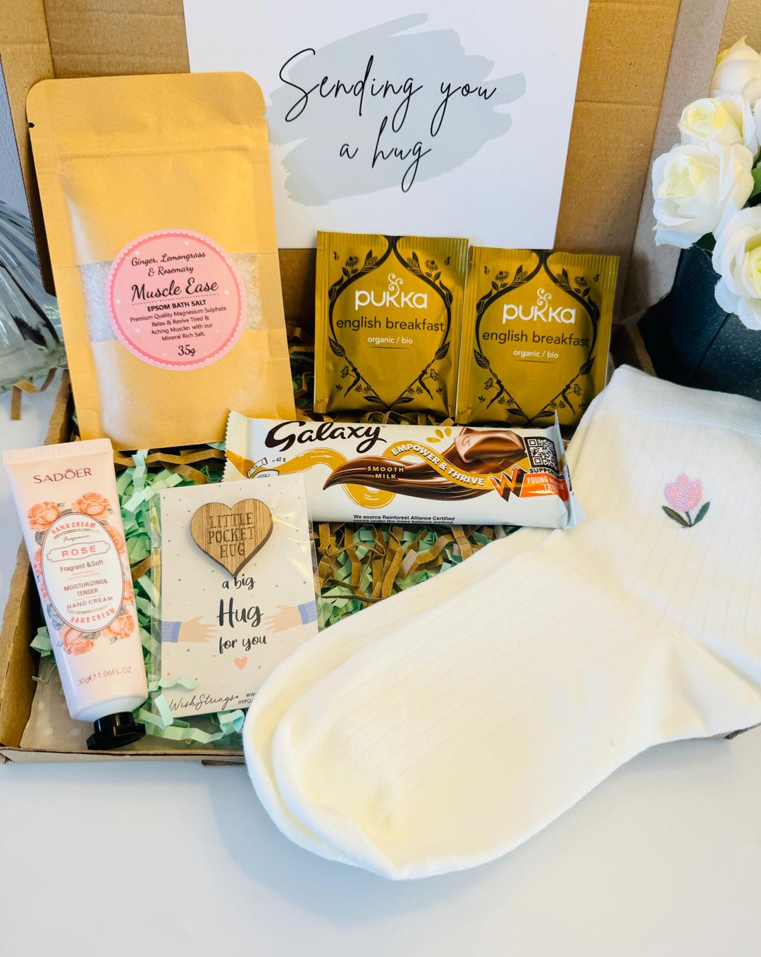 Hug in a Box Letterbox Gift Get Well Soon Gift Gifts for Friends