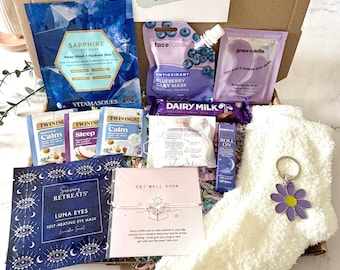 Recovery Get Well Soon Gift Box - Letterbox Gift - Thinking of You Hamper - Post Surgery - Relaxation Cancer Care Package - Hug in a Box