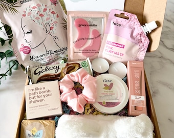 Spa Gift Box - Pamper Hamper - Hug in a Box - Self Care Package - Birthday Gift for Her - Relaxation - Get Well Soon - Pick me Up Gift Set